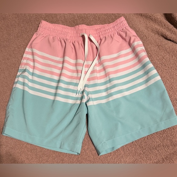 Chubbies Other - NWT Chubbies On the Horizons 5.5” Size XXL Lined Striped Blue Pink Swim Men